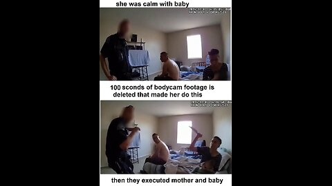 #Police , deleted 100 seconds of body cam footage, what are