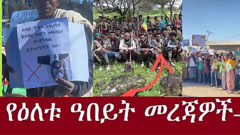 የተቃውሞ ሰልፎች ተጠናክረው ቀጥለዋል Dec 19,2024#dere news #dera zena #zena tube #derejehabtewold #ethiopianews