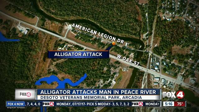 Gator attacks DeSoto man