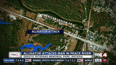 Gator attacks DeSoto man