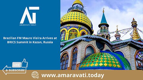 Brazilian FM Mauro Vieira Arrives at BRICS Summit in Kazan, Russia | Amaravati Today