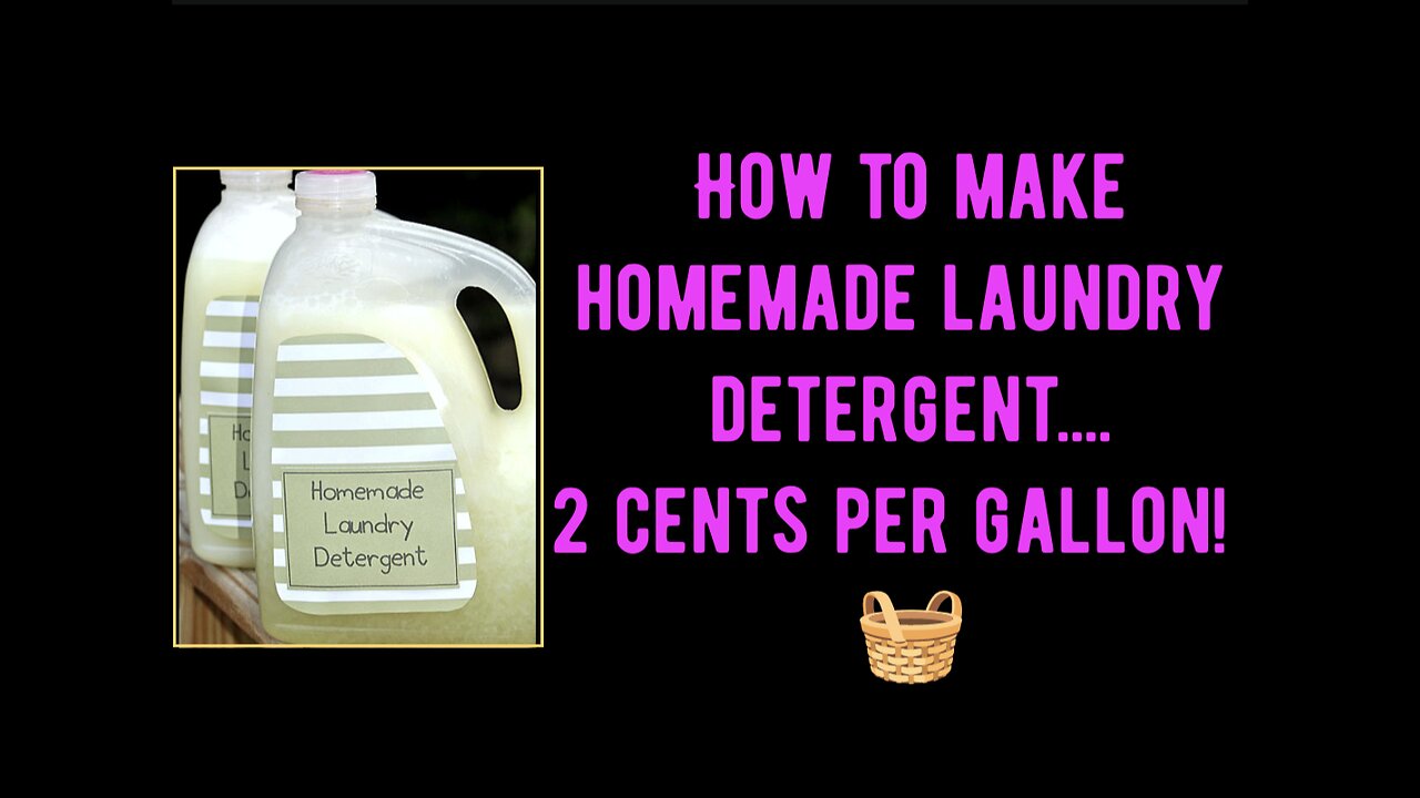 How to make homemade inexpensive natural laundry detergent