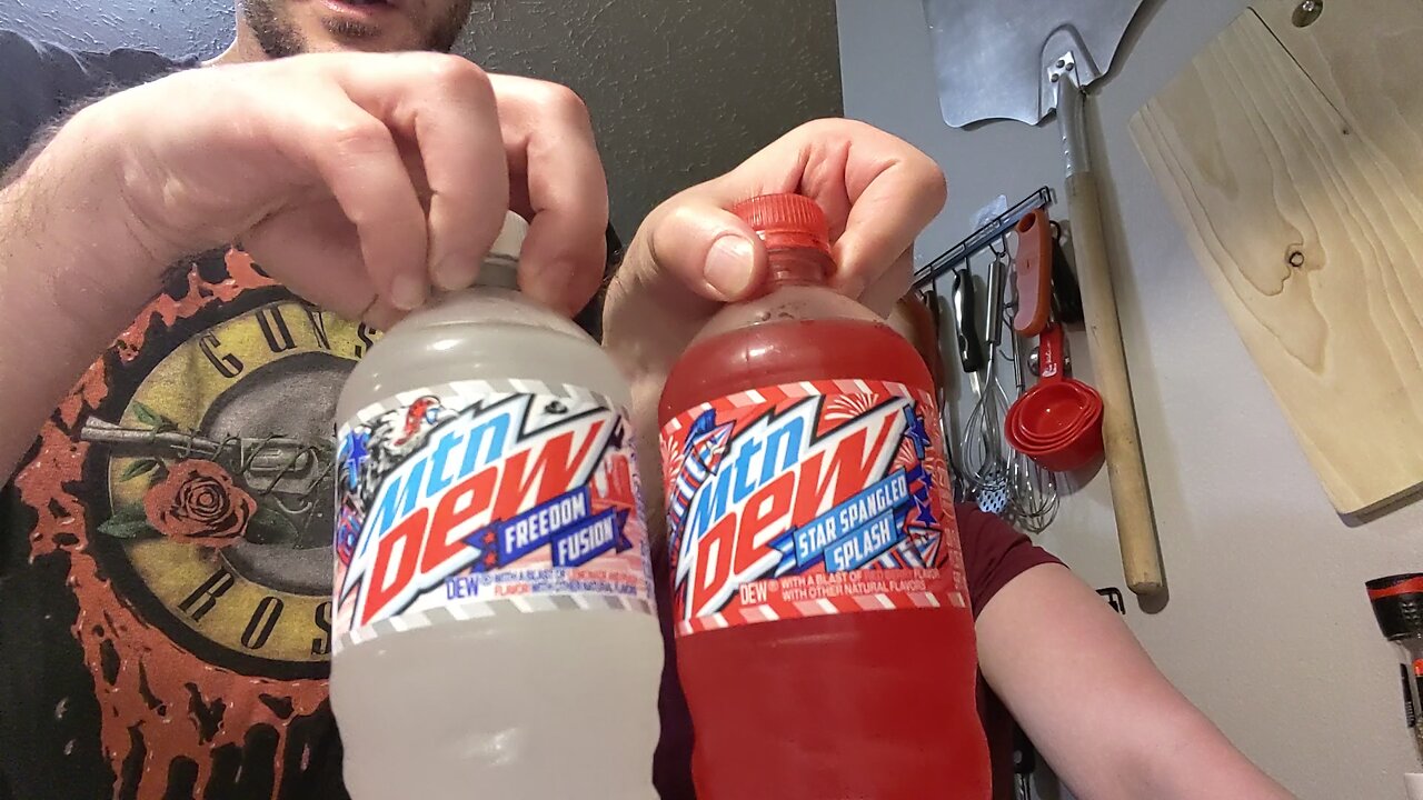 Mountain Dew Freedom Fusion and Star Spangled Splash Taste Test