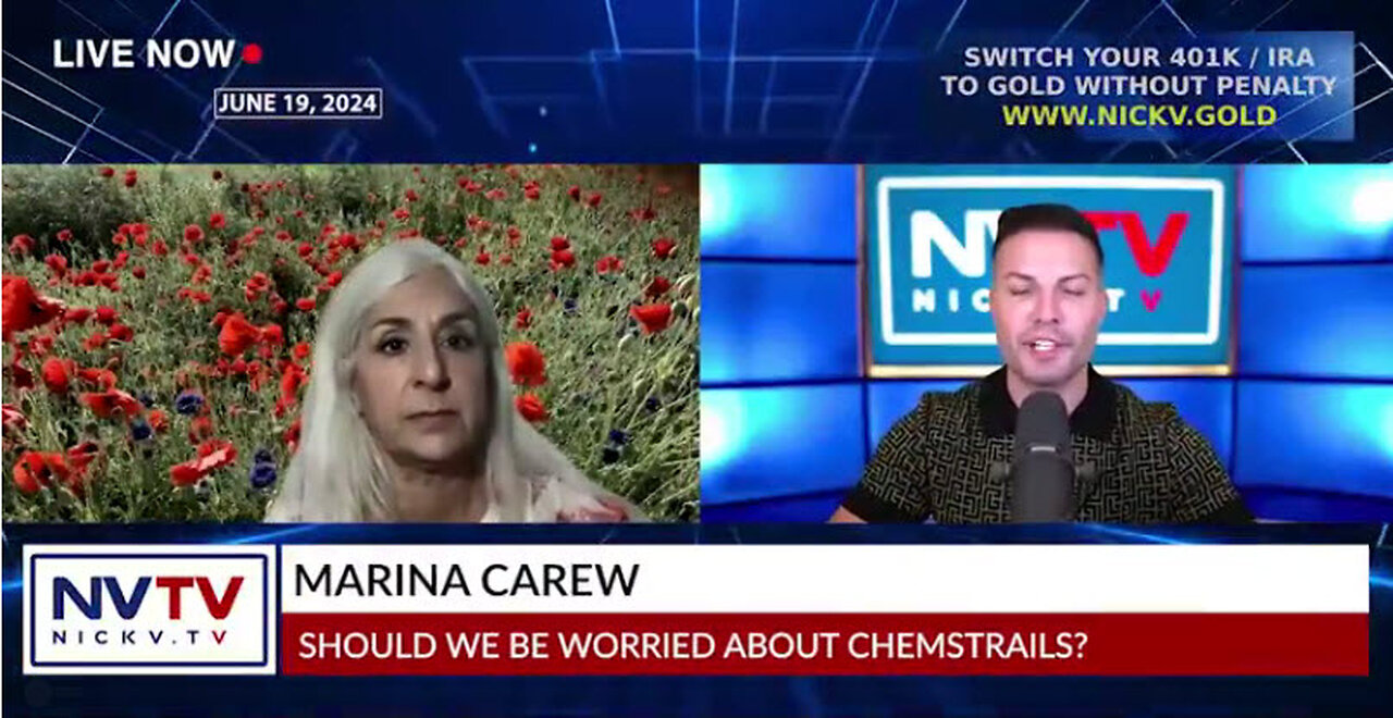 Marina Carew Discusses Should We Be Worried About Chemtrails with Nicholas Veniamin
