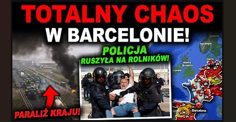 POLICJA SIŁĄ POZBYŁA SIĘ ROLNIKÓW! - skandaliczne sceny z protestu rolników