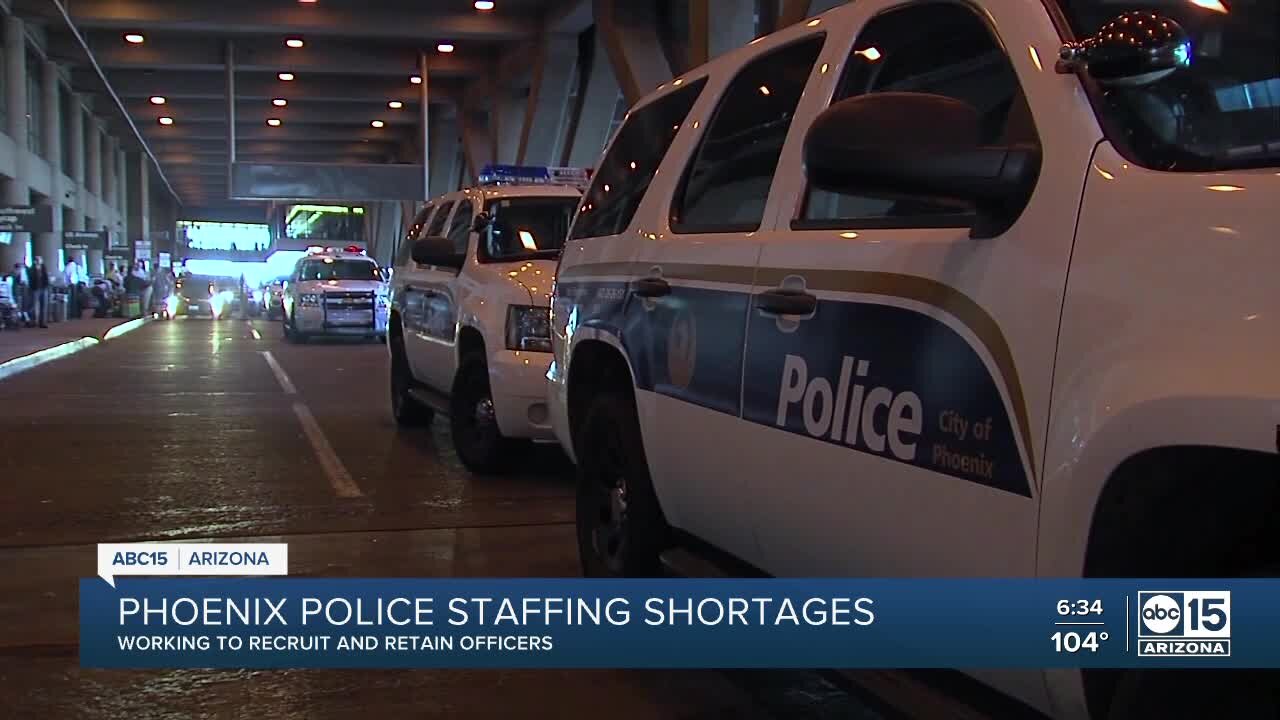 Phoenix police facing staffing shortages