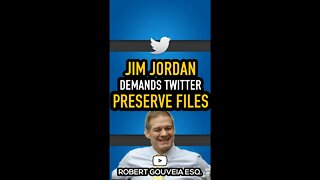 #JimJordan and #GOP Demand #Twitter Preserve #Elon Records #Shorts