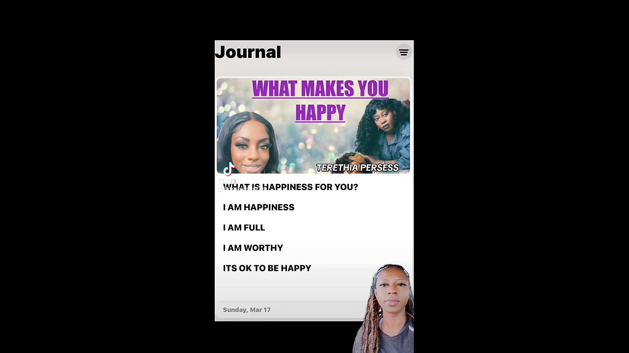 WHAT IS HAPPINESS FOR YOU
