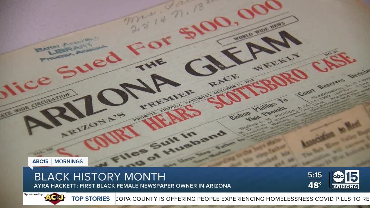 Meet Ayra Hackett, a Black pioneer behind Arizona's first Black, female-owned newspaper