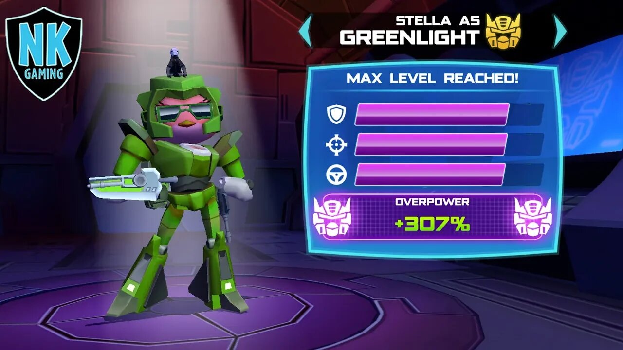 Angry Birds Transformers - Preview Of Level 25 Greenlight