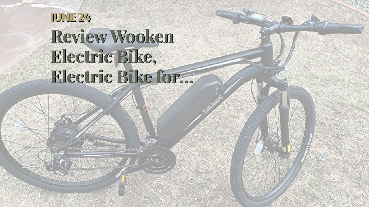 2023 Review Wooken Electric Bike, Electric Bike for Adults 27.5'' E-Bikes with 500W Motor, 21.6...