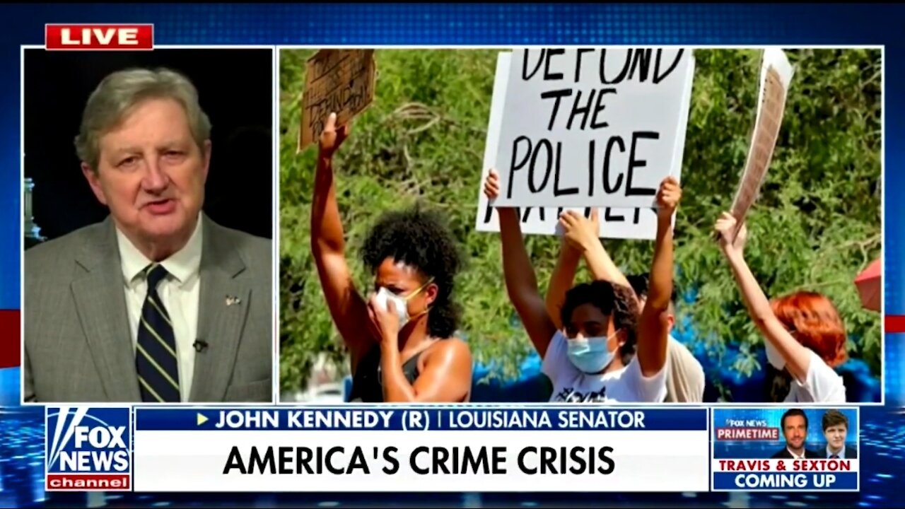 Sen Kennedy: Stop Defunding The Police To Stop Crime