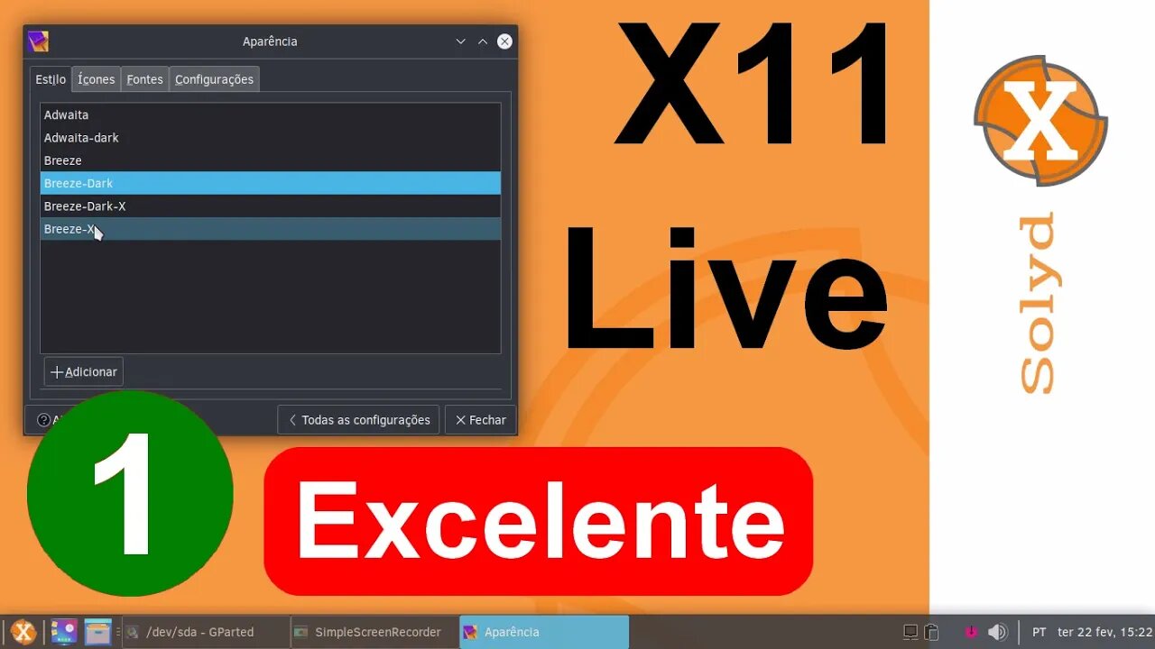 1- Solyd X11 Linux baseado no Debian. Estabilidade, Segurança, Privacidade, Robusto e Fácil de Usar.