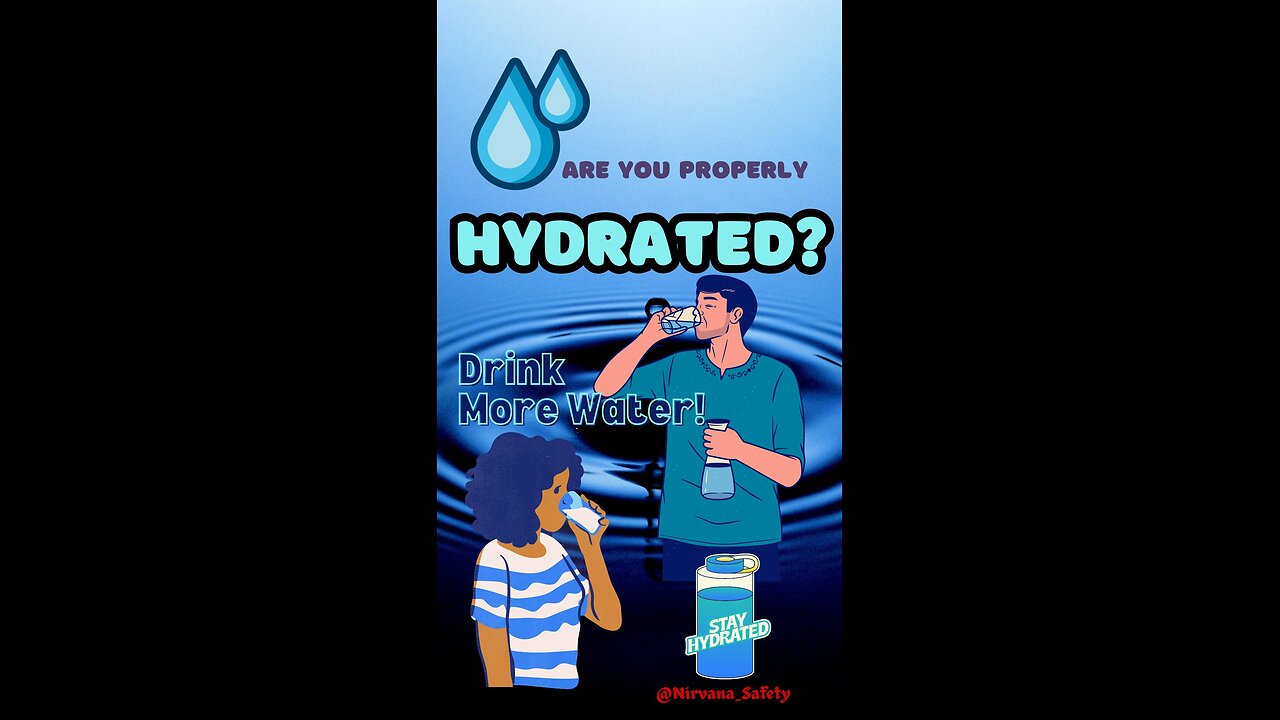 Hydration 101: A Lifesaver at Work? #NirvanaSafety #Hydration #Water #Lifesaver #heatstress #safe