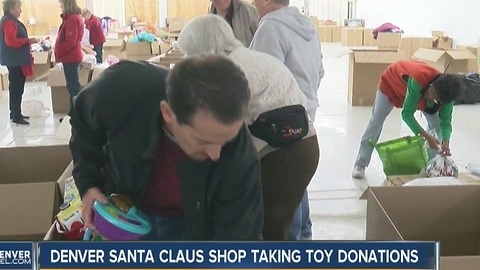 Denver Santa Claus Shop taking toy donations