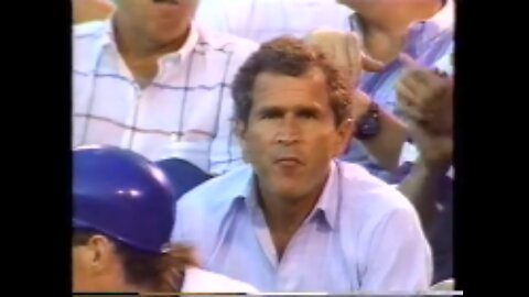 June 10, 1991 - George W. Bush at White Sox-Rangers Game