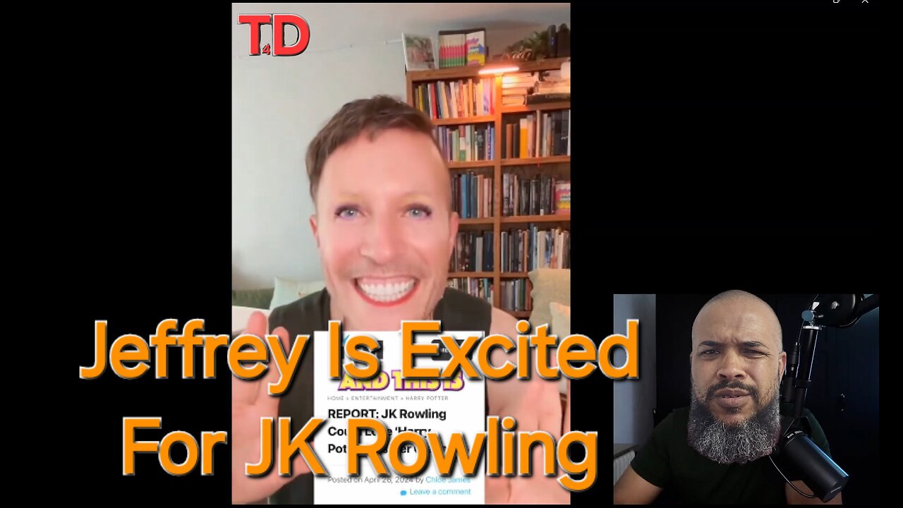 Jeffrey Is excited For JK Rowling aka Harry Potter