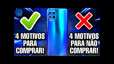 MOTO G100 - 4 MOTIVOS PARA COMPRAR E 4 PARA NÃO COMPRAR!!! 💸