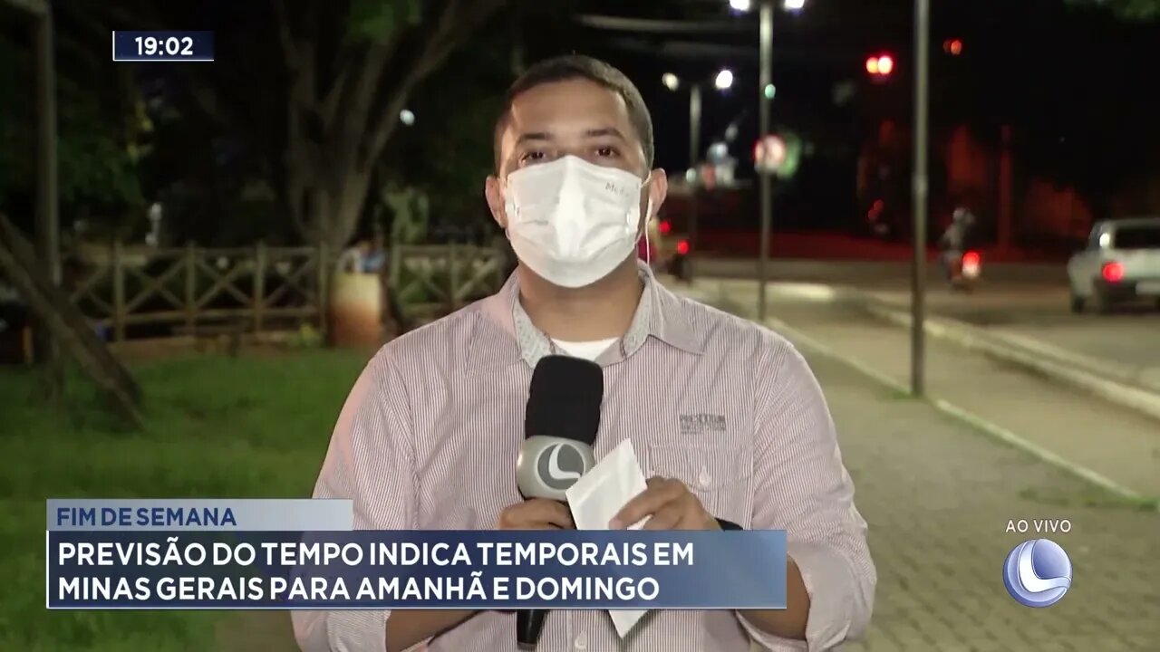 Fim de semana: Previsão do tempo indica temporais em minas gerais para amanhã e domingo