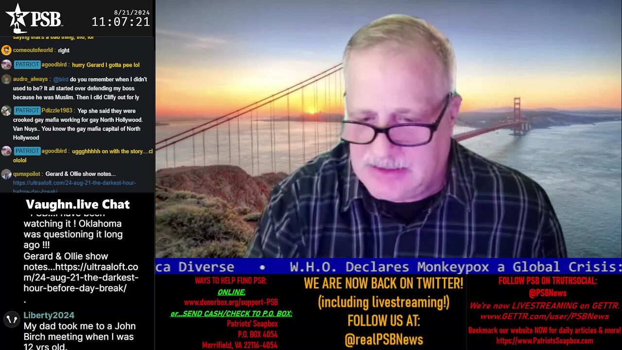 2024-08-21 11:00 EDT - Common Law Civics: with Gerard of National Liberty Alliance