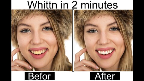 Photoshop Tutorial - The BEST Way to Whiten Teeth in 2 minutes