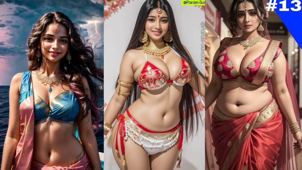 4k AI Indian Gorgeous Girl Lookbook | AI Art | #ai #princess #aiart #lookbook #bikini