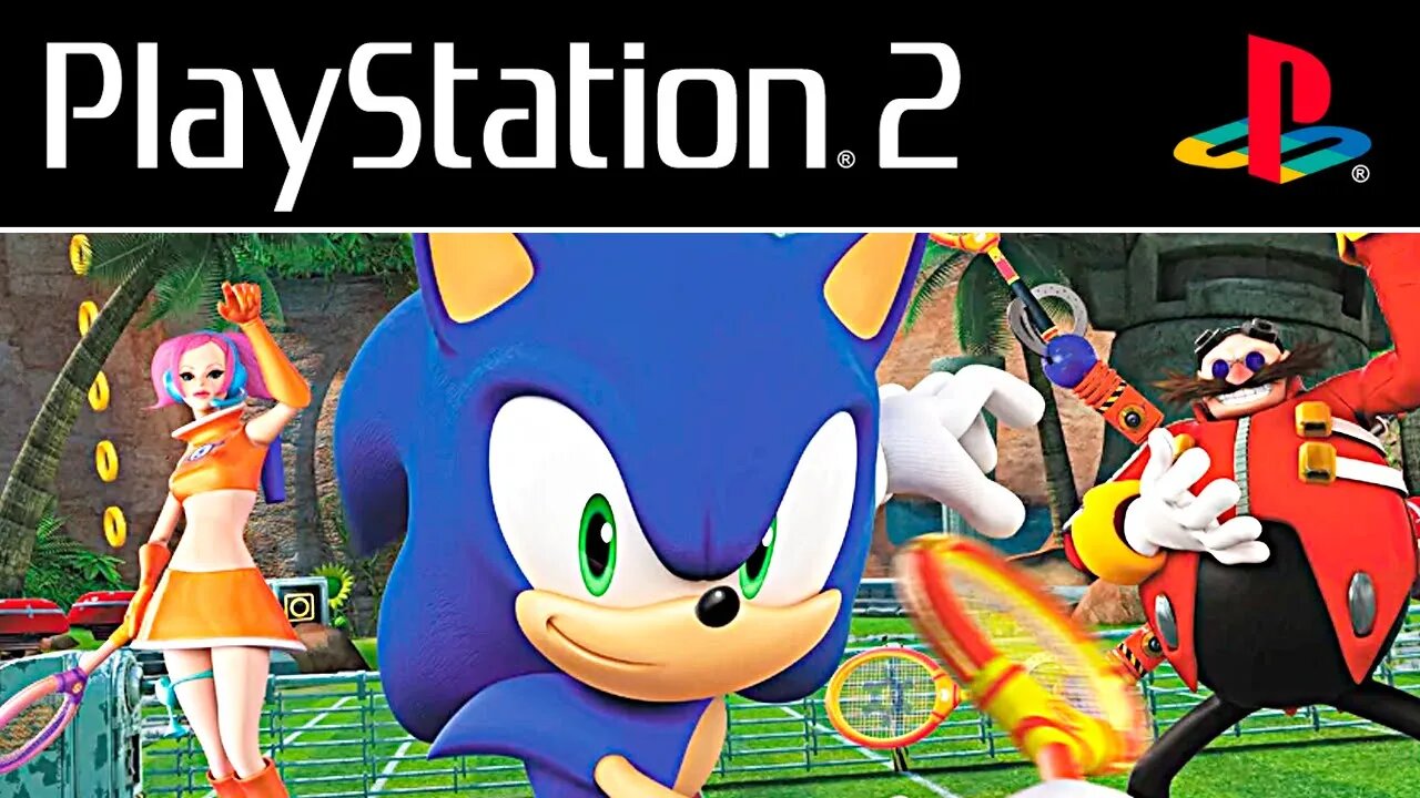 SEGA SUPERSTARS TENNIS (PS2) - Gameplay do jogo de tênis do Sonic de PS2/PS3/Xbox 360/Wii! (PT-BR)