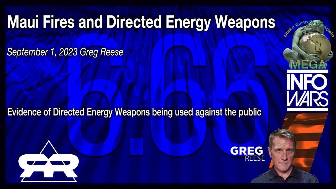 Maui Fires and Directed Energy Weapons - Evidence of Directed Energy Weapons being used against the public