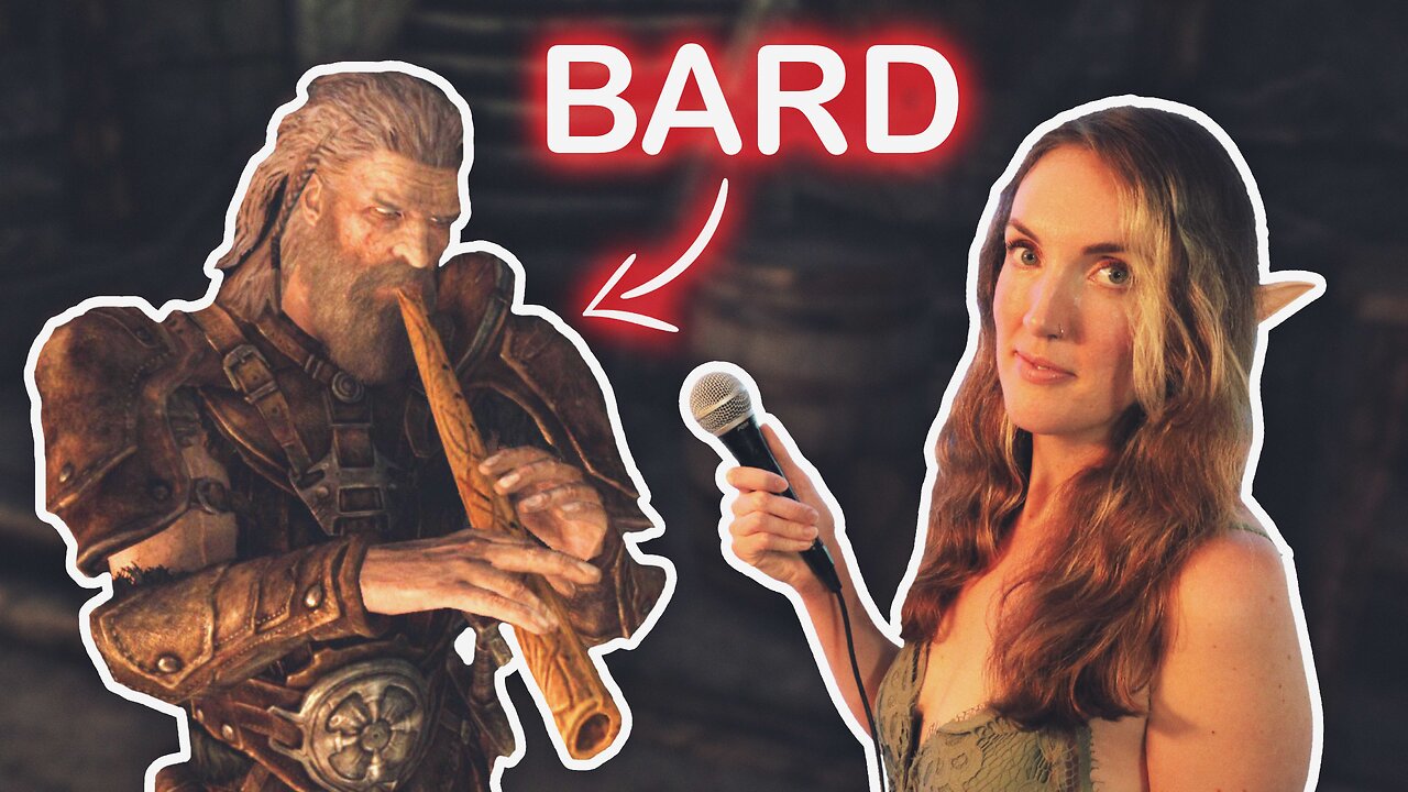 Recording Session with a SKYRIM BARD