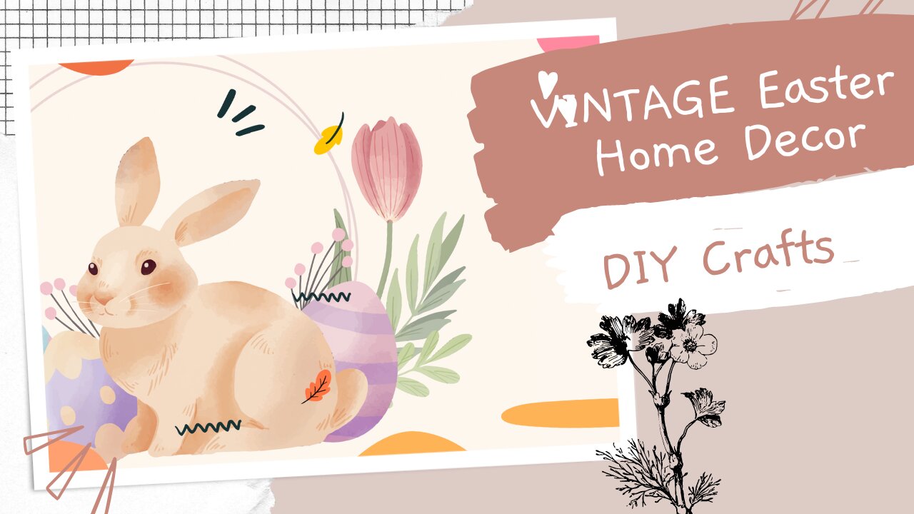 VINTAGE Easter Home Decor DIY Crafts For LAST MINUTE Inspiration