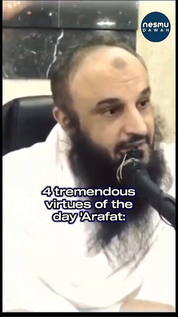 Four Tremendous Virtues of the Day of Arafa! By Sh.Abdulrazaq Al-Badr
