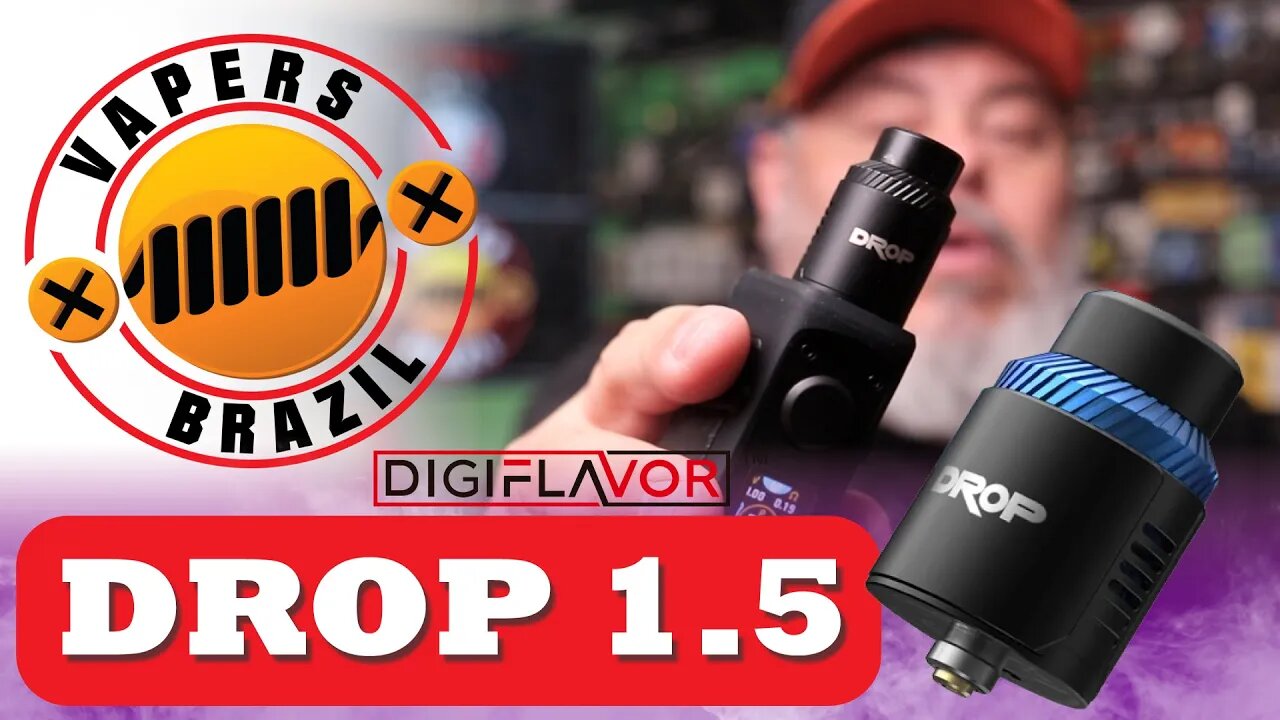Digiflavor Drop RDA 1.5 - O que mudou ? veja o vídeo