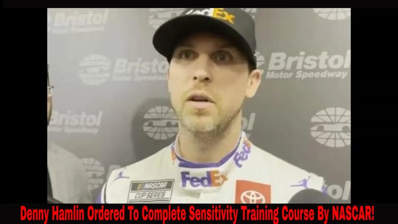 Denny Hamlin Ordered To Complete Sensitivity Training Courses By NASCAR!