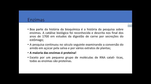 AULA 11 BIOQUÍMICA E REAÇÕES QUÍMICAS