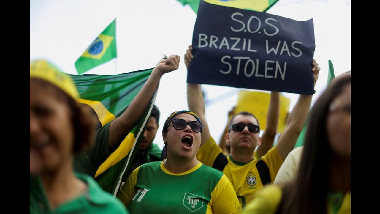 Women's demonstration BRAZIL WAS STOLEN, fight for FREEDOM, FREEDOM 2022