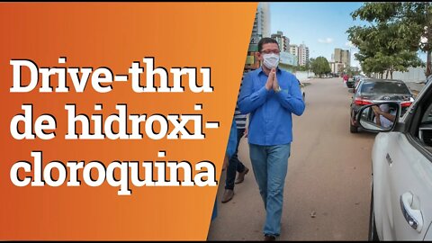 Rondônia faz drive-thru de Hidroxicloroquina