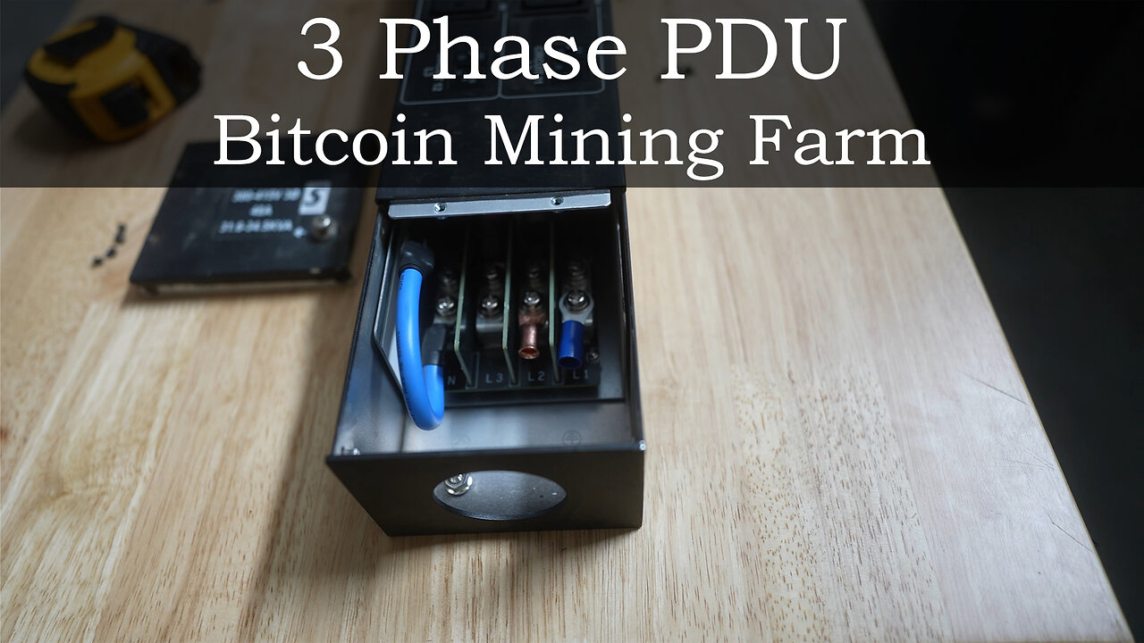 3 Phase PDU for Bitcoin / Alt Coin Mining Farms