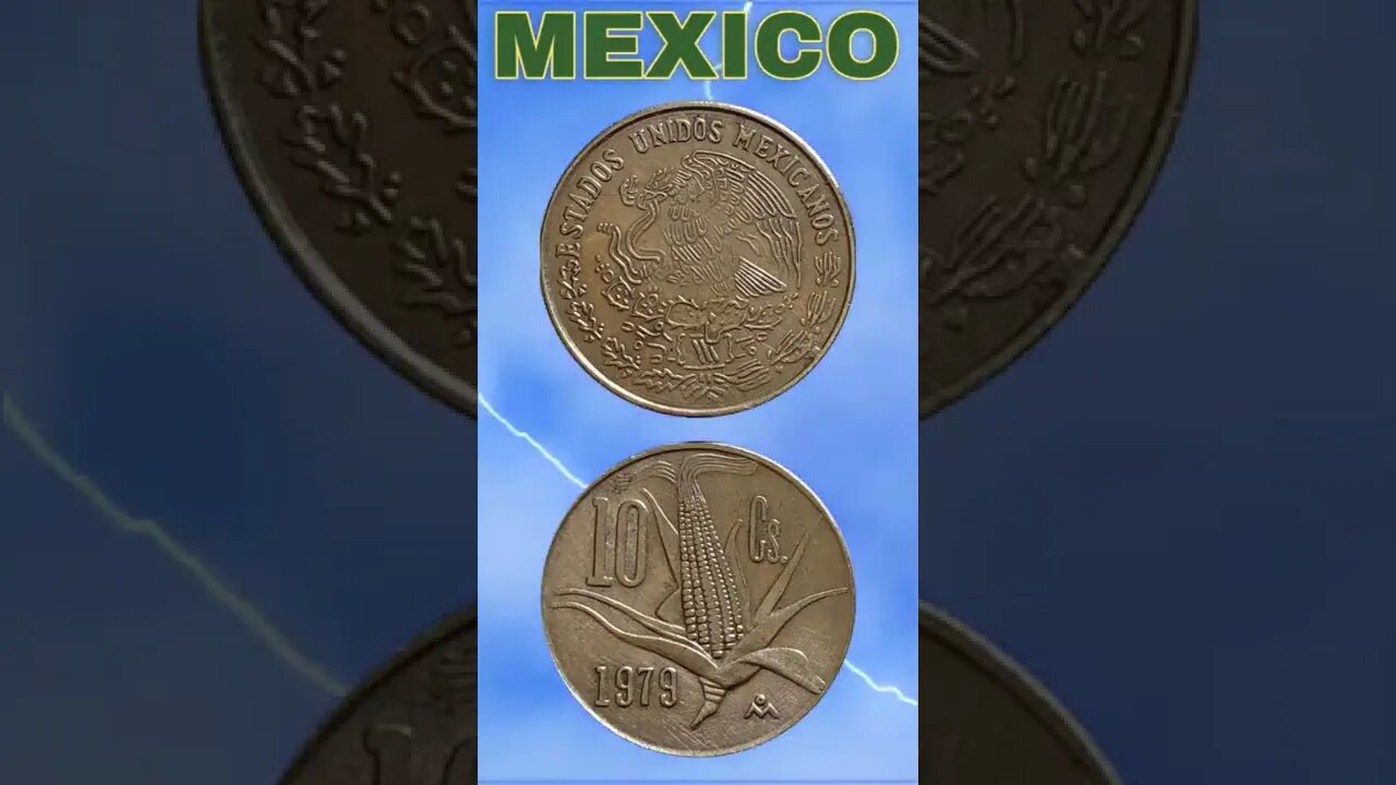 Mexico 10 Centavos 1979.#shorts #education #coinnotesz