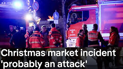 Germany Christmas Market Car Attack | Olaf Scholz Arrives At Magdeburg Christmas Market |