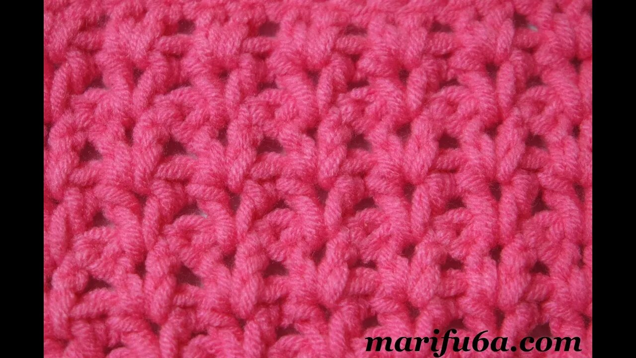 How to crochet simple stitch free written pattern in description