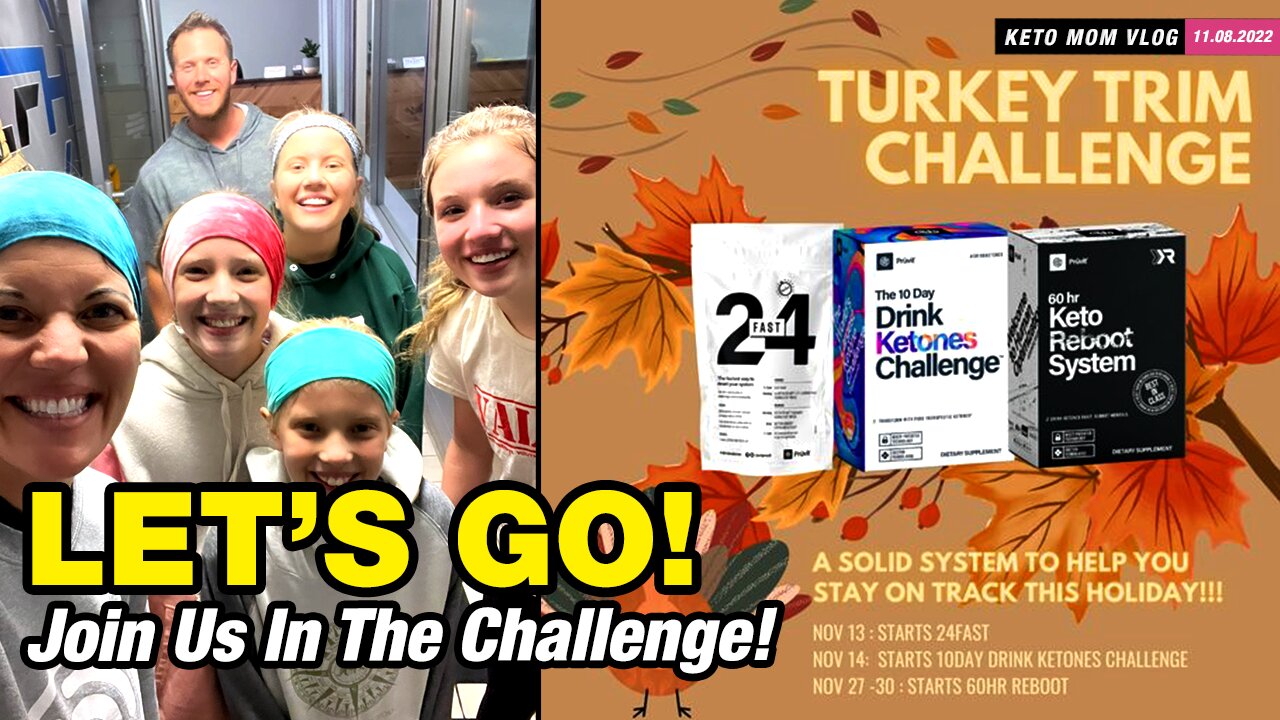 Let's Go! Do Turkey Trim Challenge! | KETO Mom Vlog