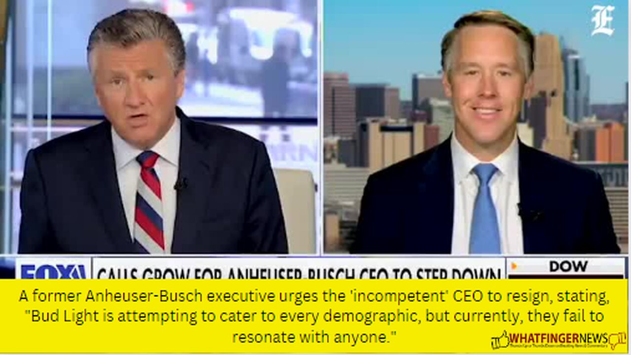 A former Anheuser-Busch executive urges the 'incompetent' CEO to resign