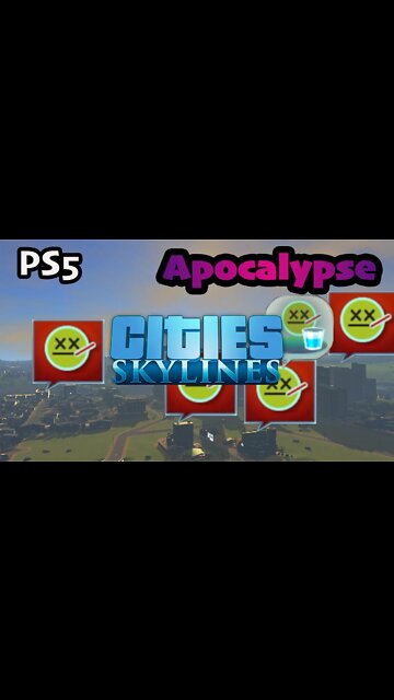 It's An Apocalypse Cities Skyline #shorts Restless Bloom RestlessBloom