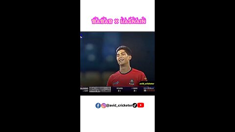 Babar x Hasnain ♥️🏏 #crickethighlights #cricketvideos #cricketlovers #avid_cricketer