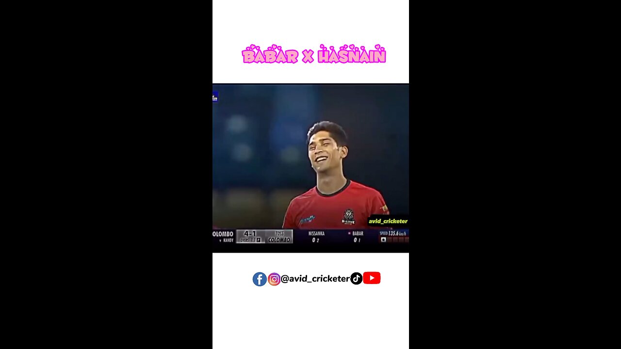 Babar x Hasnain ♥️🏏 #crickethighlights #cricketvideos #cricketlovers #avid_cricketer