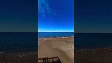 Timelapse of waves on the beach