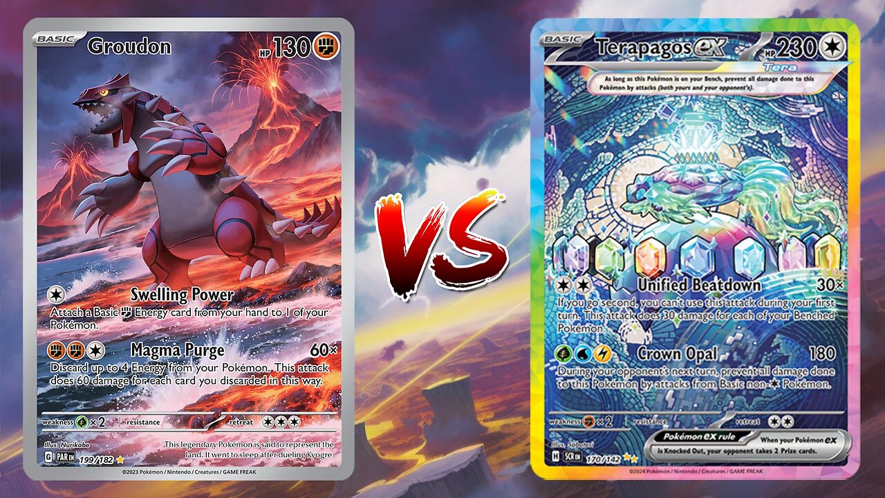 Pokemon TCG Live Groudon Claydol VS Terapagos EX Pidgeot EX!!