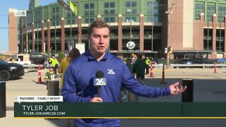 Live at 5: families pour into Lambeau Field and Titletown District