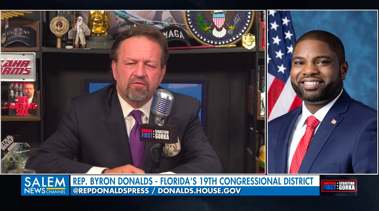 The real reason to impeach Joe Biden. Rep. Byron Donalds with Sebastian Gorka on AMERICA First