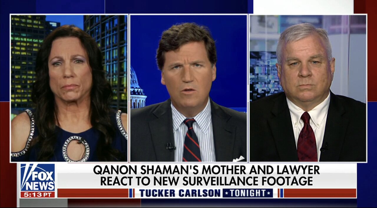 Tucker Asks How Jacob Chansley Is Still In Prison After Video Footage Proves He Committed No Felony